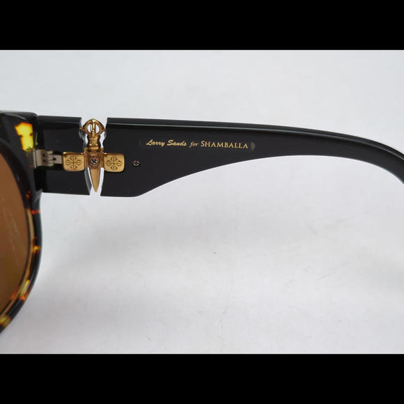 [SOLD] SHAMBALA by LARRY SANDS Purpa 1 Gold Tortoise Sunglasses Brown Japan - Picture 8 of 11